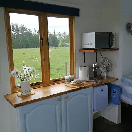 Luxusní stan Sunny Mount Shepherd's Hut *