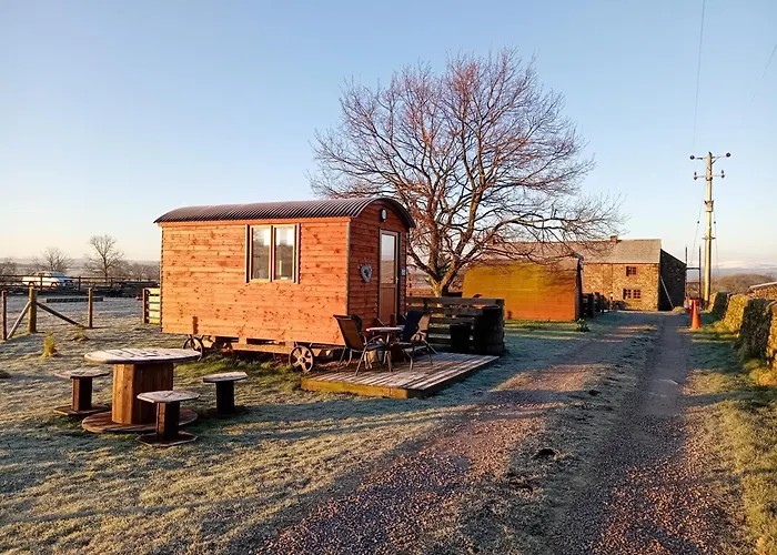 Luxusní stan Sunny Mount Shepherd's Hut